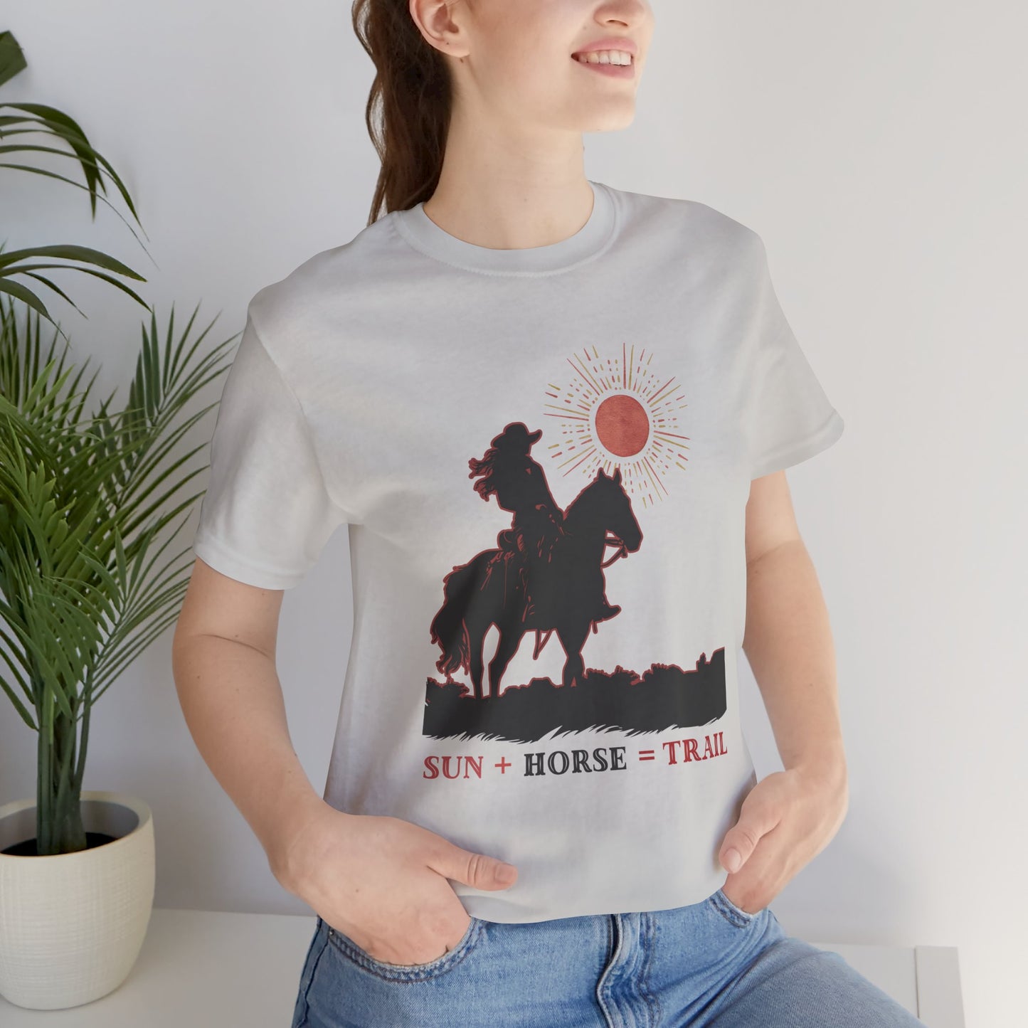 Trail Horse Equation Tee
