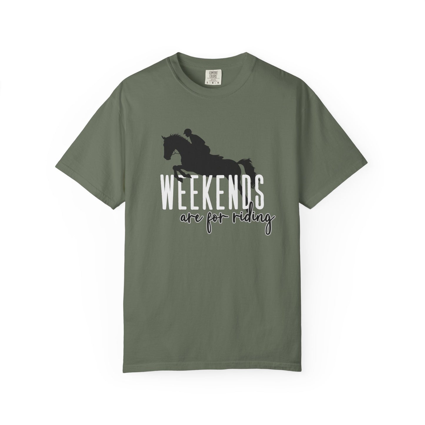 Weekends are for Riding Tee- Jumper Edition
