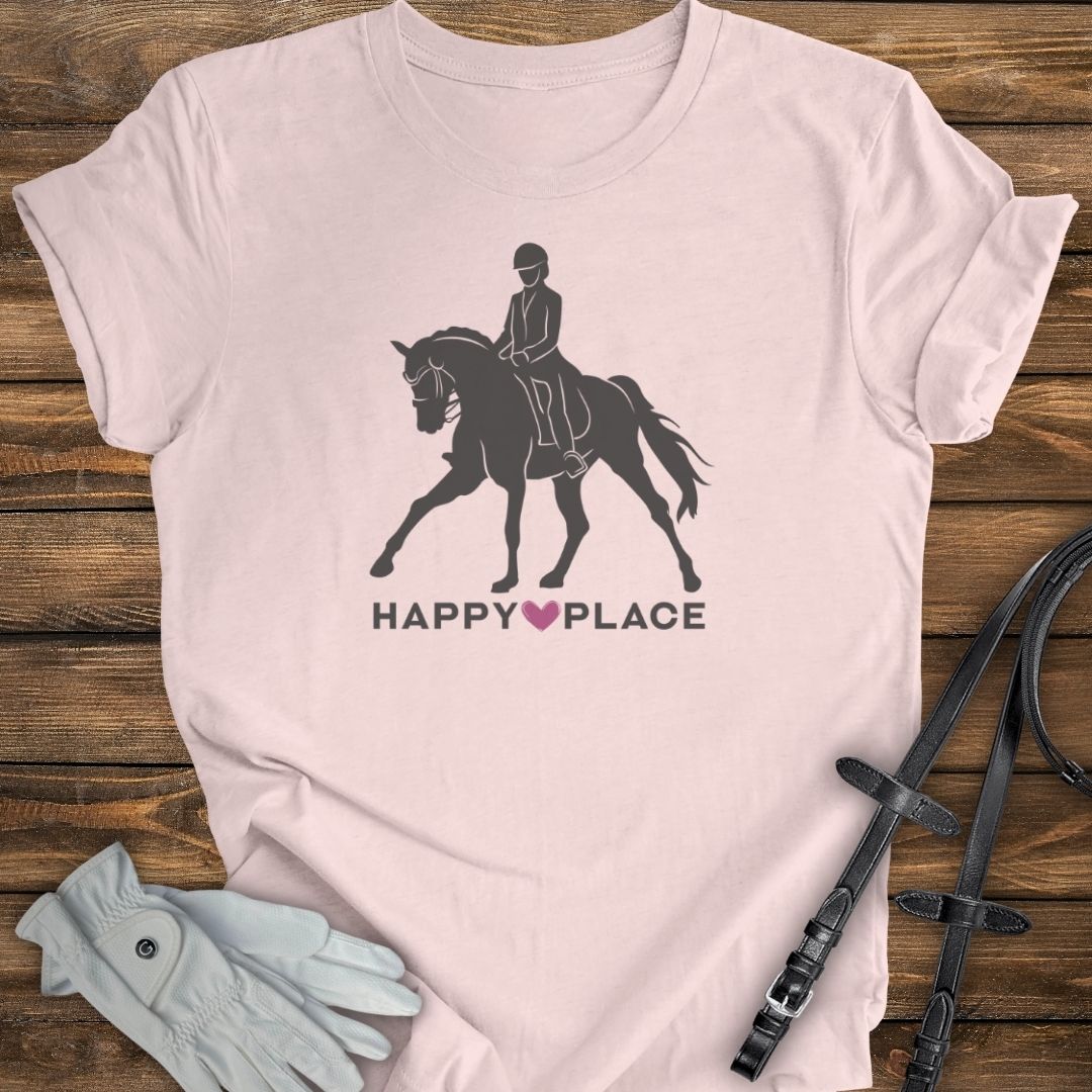 Happy Place Tee- Dressage