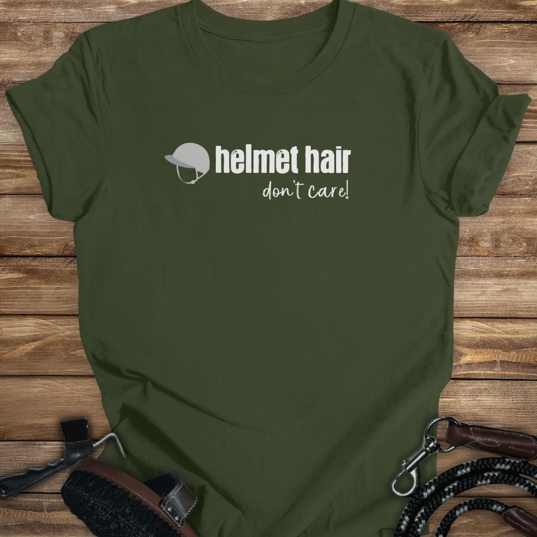 Helmet Hair Tee