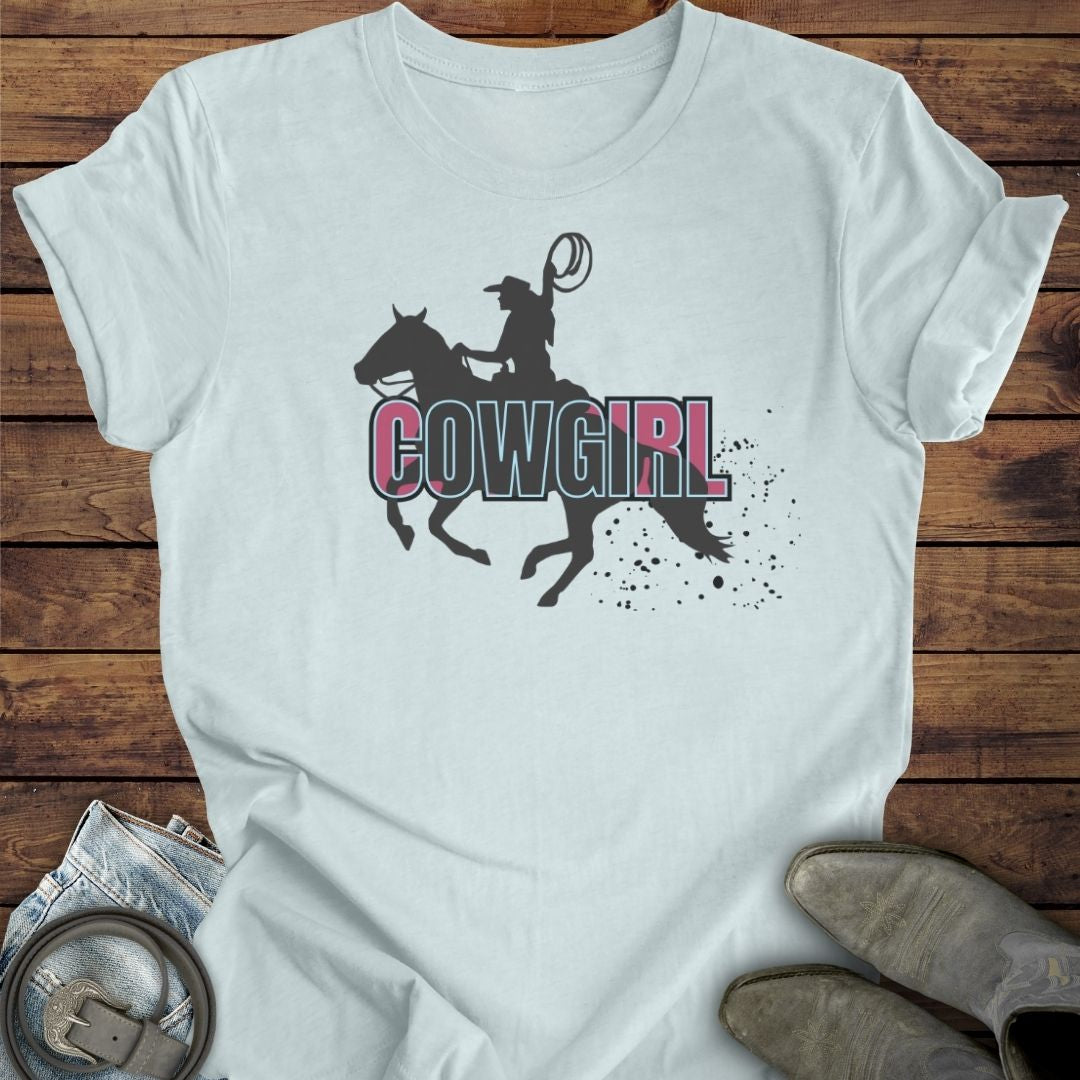 Roping Cowgirl Tee
