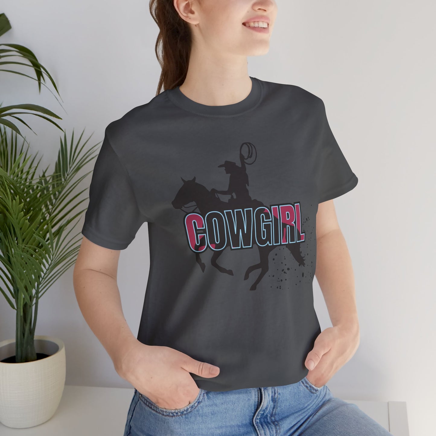 Roping Cowgirl Tee