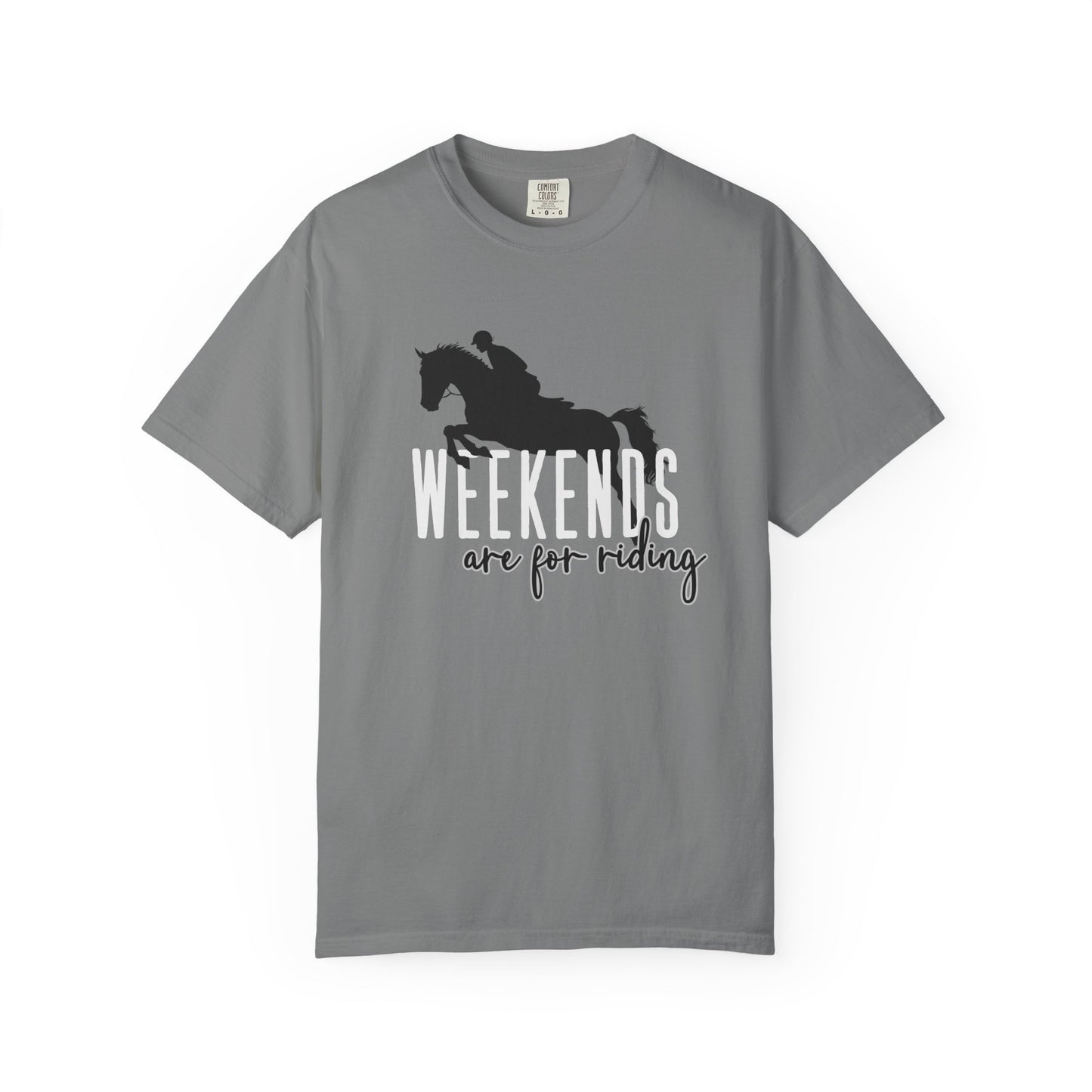 Weekends are for Riding Tee- Jumper Edition