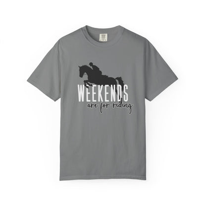 Weekends are for Riding Tee- Jumper Edition