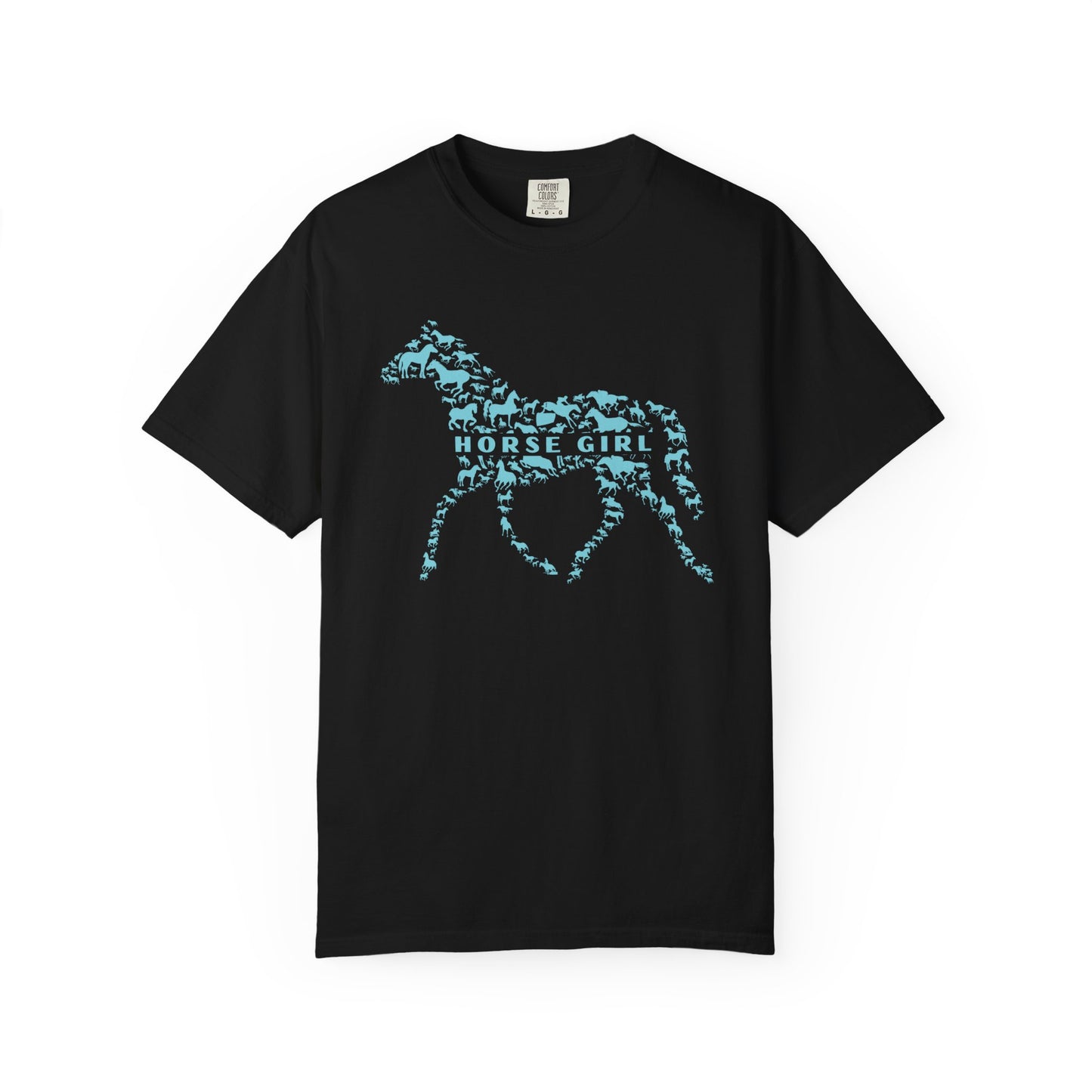 Horse Girl Tee- Pattern Pony Edition