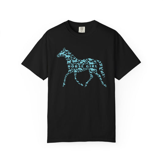 Horse Girl Tee- Pattern Pony Edition