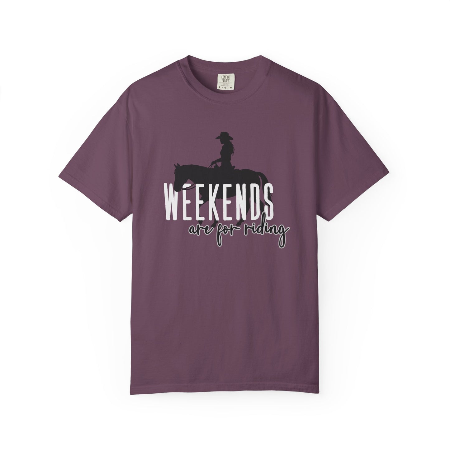 Weekends are for Riding Tee- Western Edition