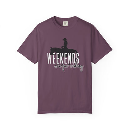 Weekends are for Riding Tee- Western Edition