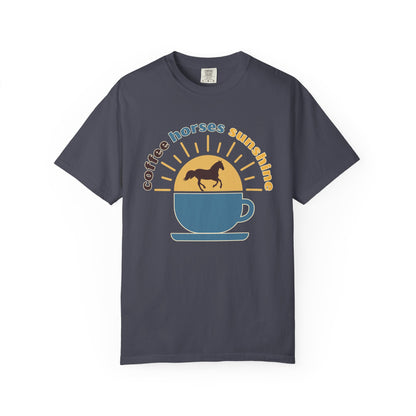 Coffee Horses Sunshine Tee