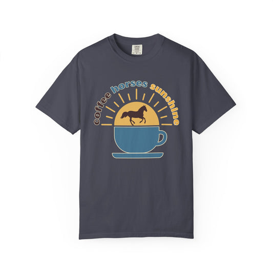 Coffee Horses Sunshine Tee