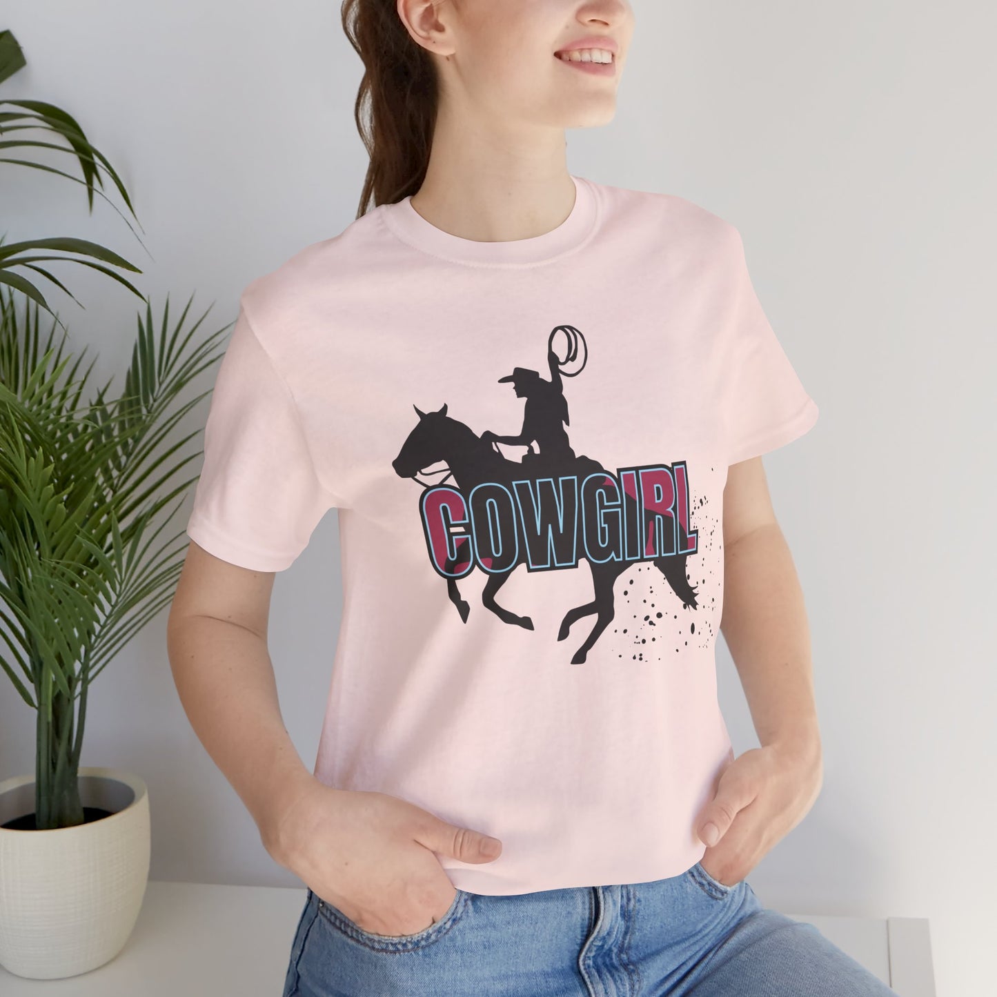 Roping Cowgirl Tee
