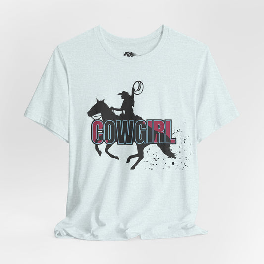 Roping Cowgirl Tee