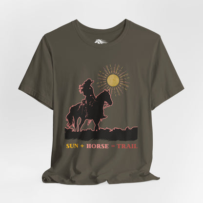 Trail Horse Equation Tee