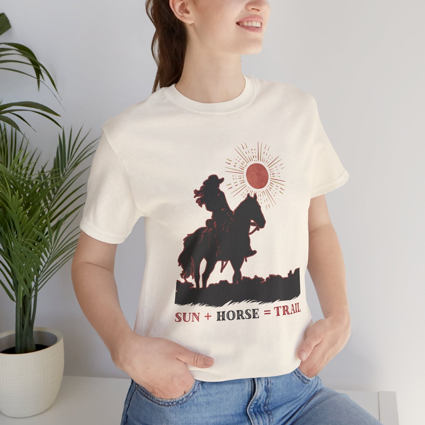 Trail Horse Equation Tee
