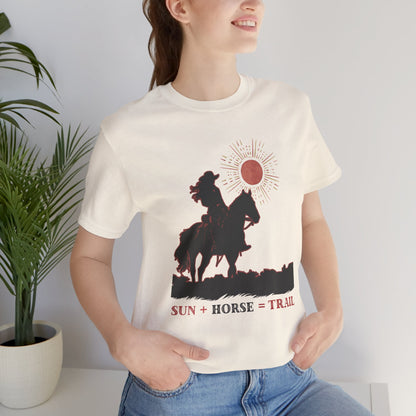 Trail Horse Equation Tee