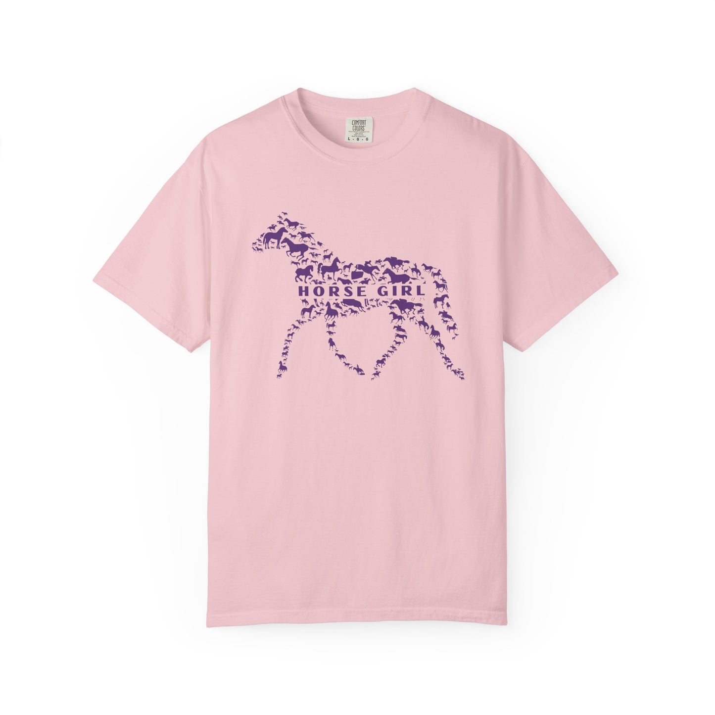 Horse Girl Tee- Pattern Pony Edition