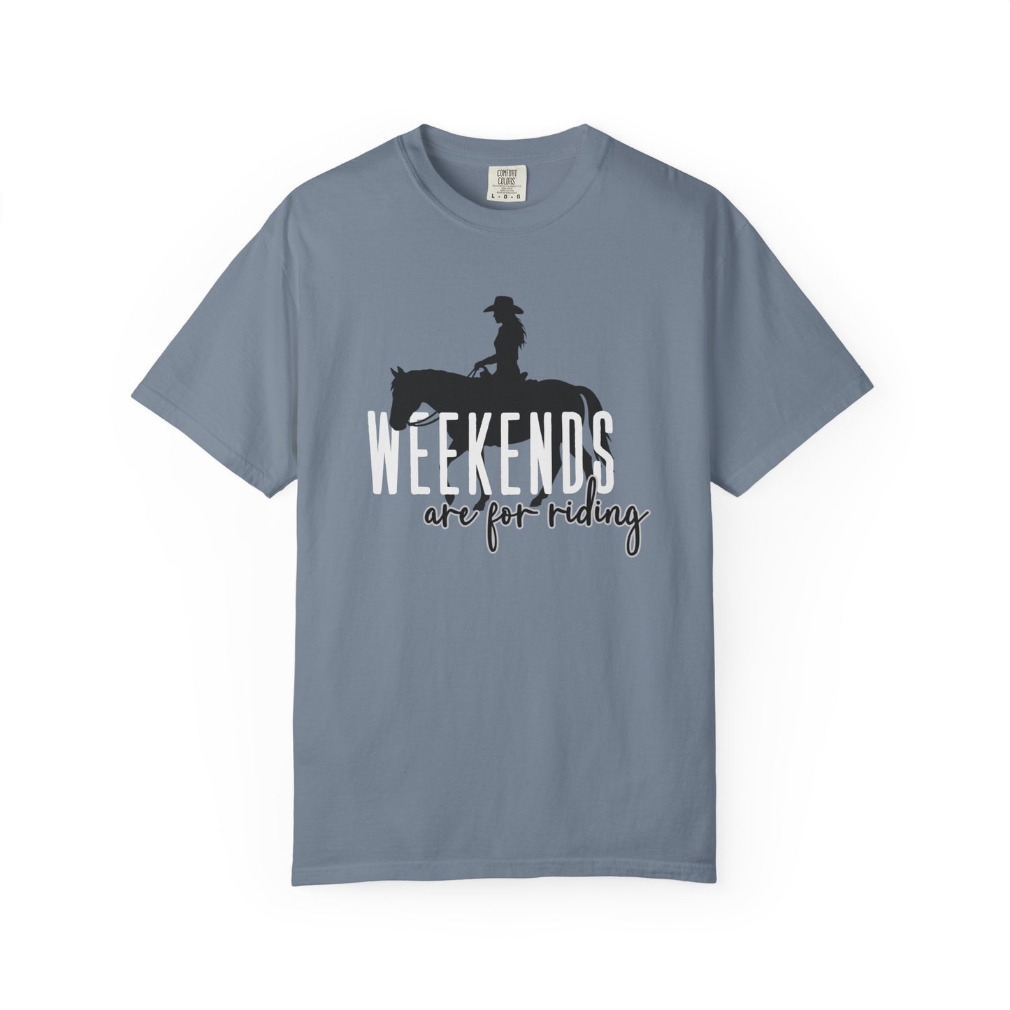 Weekends are for Riding Tee- Western Edition