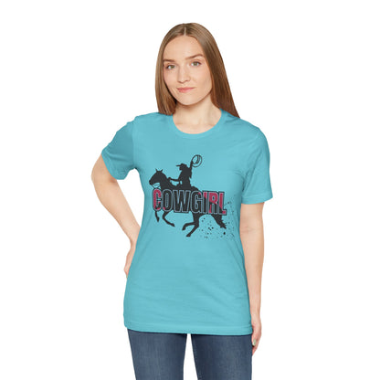 Roping Cowgirl Tee