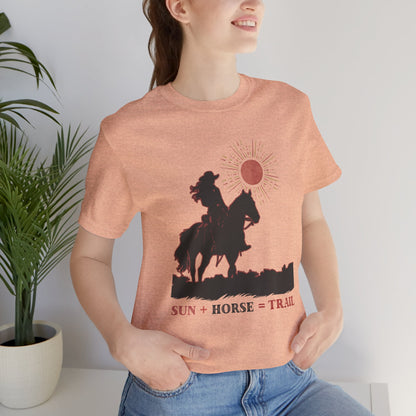 Trail Horse Equation Tee