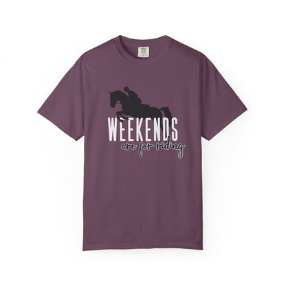 Weekends are for Riding Tee- Jumper Edition