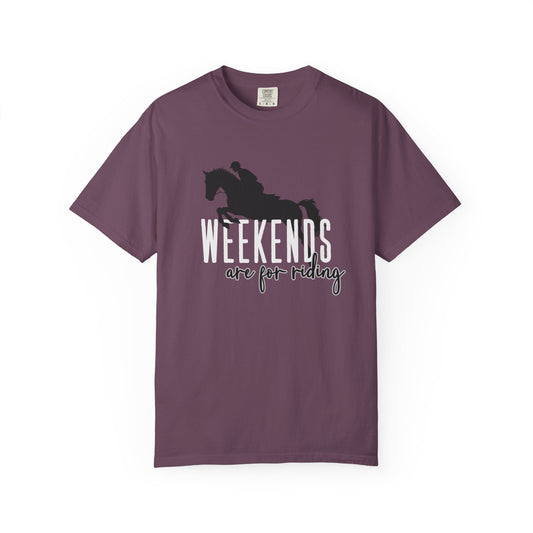 Weekends are for Riding Tee- Jumper Edition
