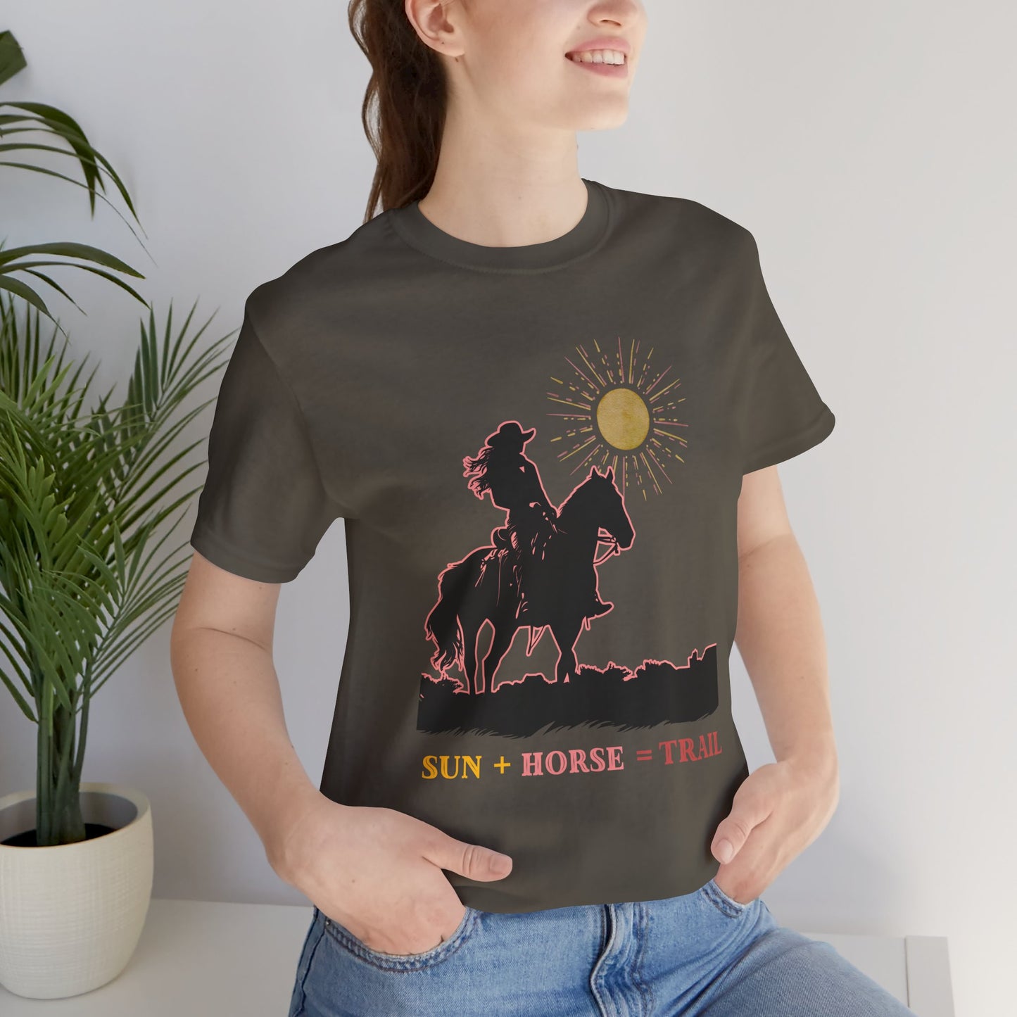 Trail Horse Equation Tee