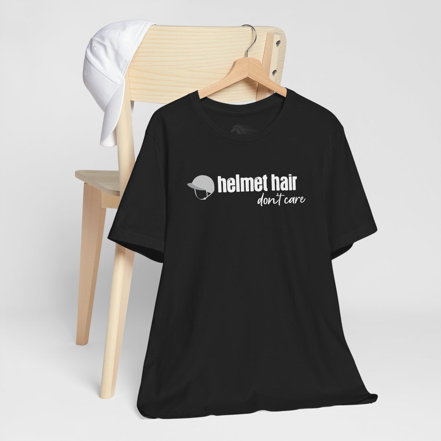 Helmet Hair Tee