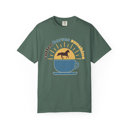 Coffee Horses Sunshine Tee