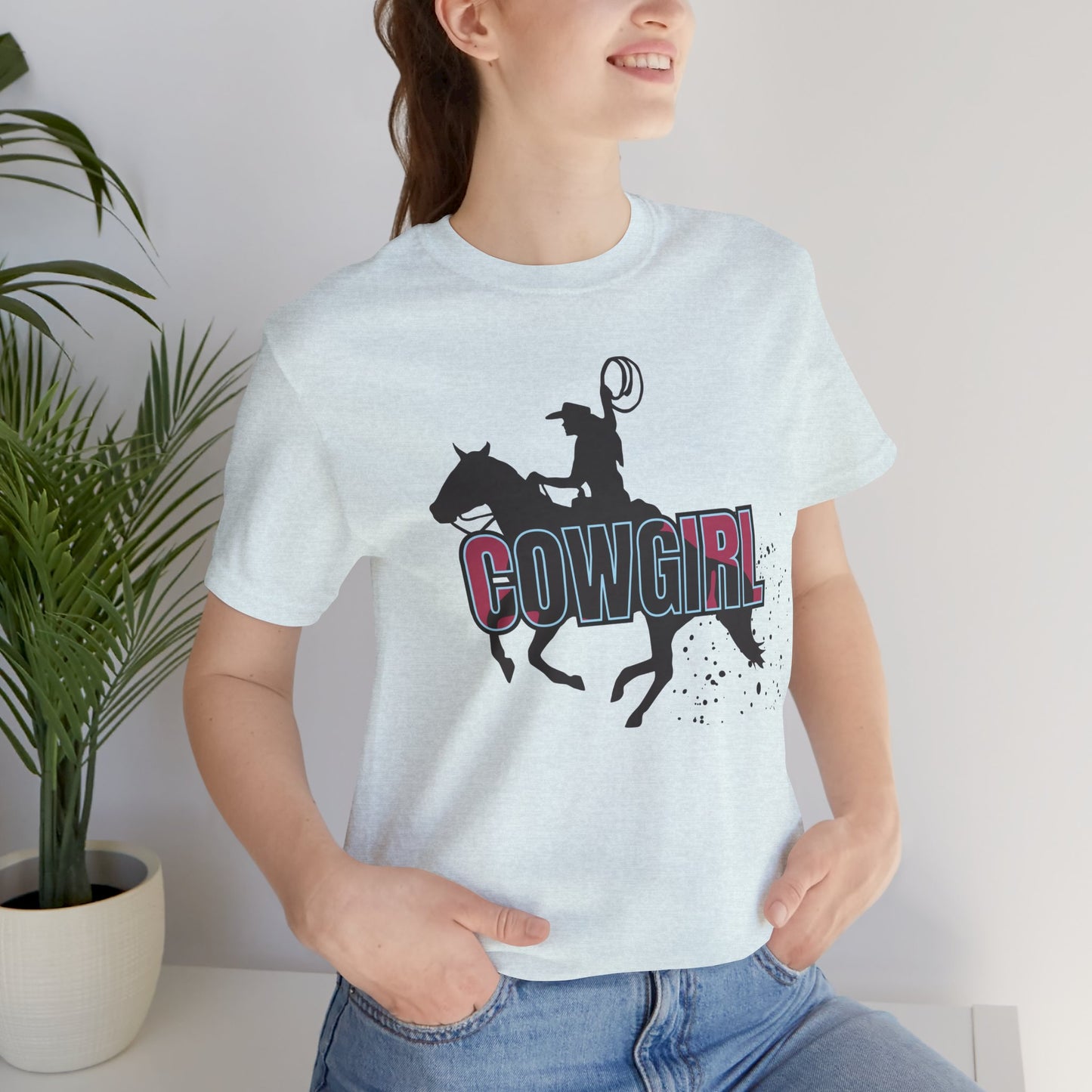 Roping Cowgirl Tee