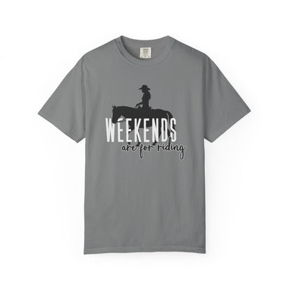 Weekends are for Riding Tee- Western Edition