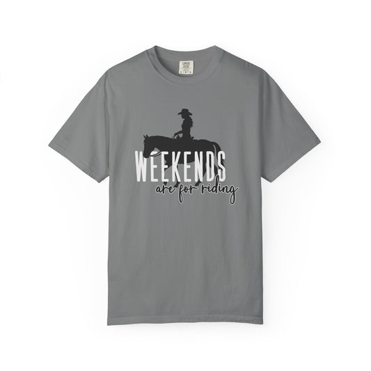 Weekends are for Riding Tee- Western Edition