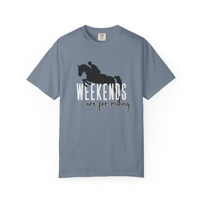 Weekends are for Riding Tee- Jumper Edition