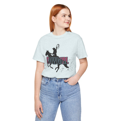 Roping Cowgirl Tee