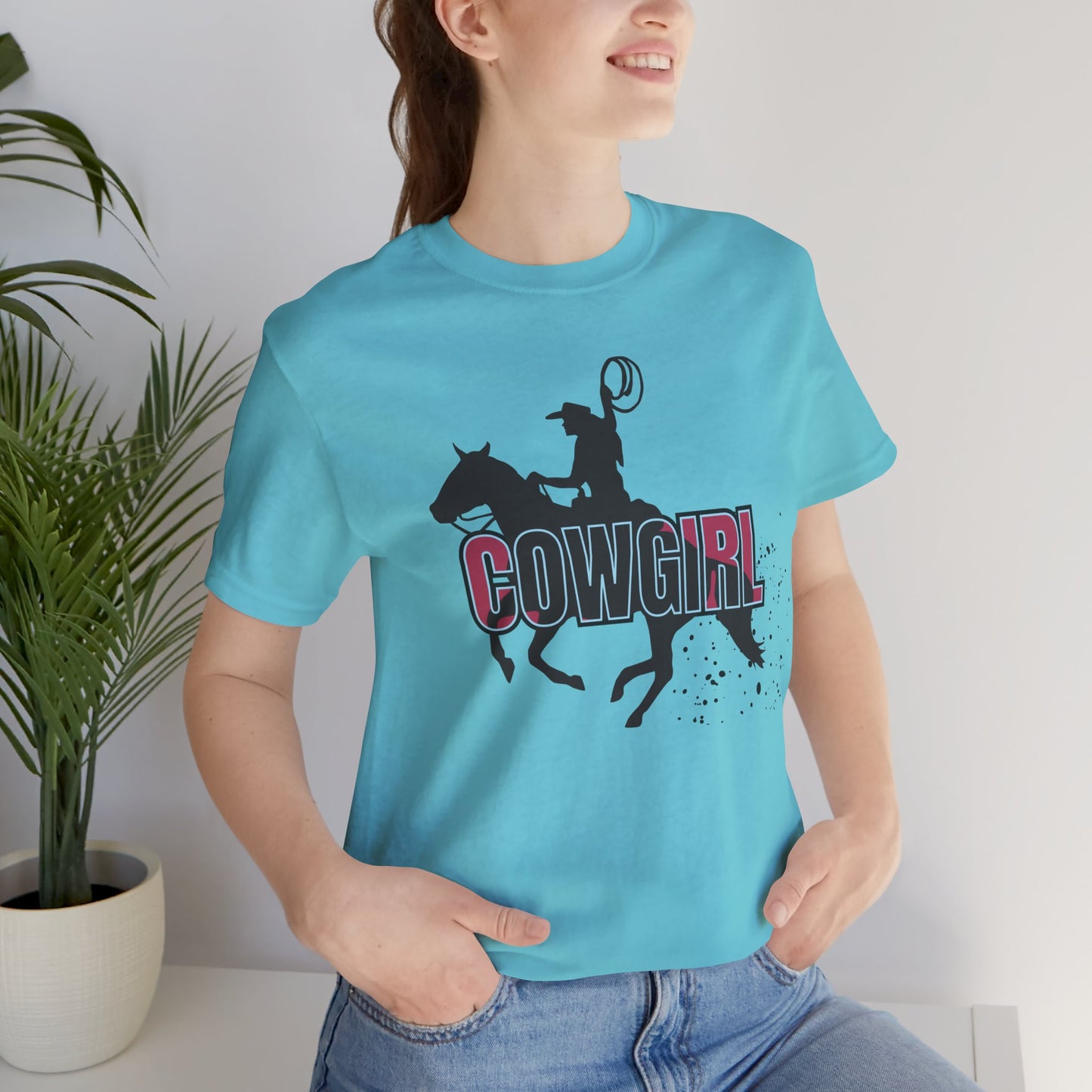 Roping Cowgirl Tee