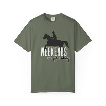 Weekends are for Riding Tee- English Edition