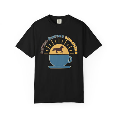 Coffee Horses Sunshine Tee