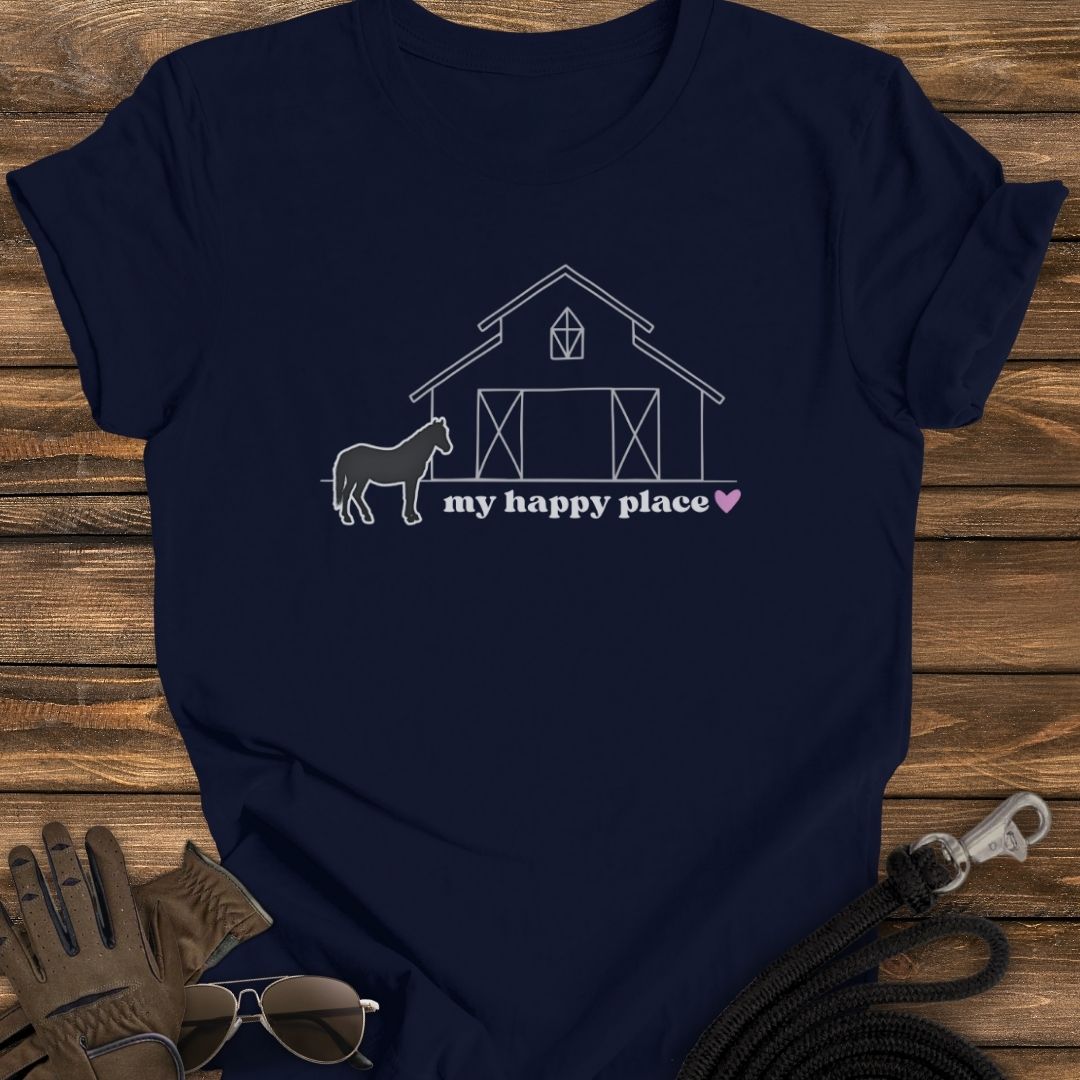 Happy Place Tee- Barn