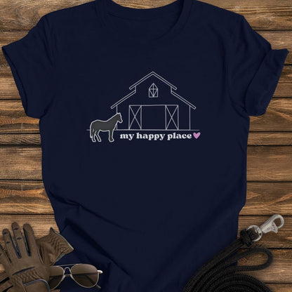 Happy Place Tee- Barn
