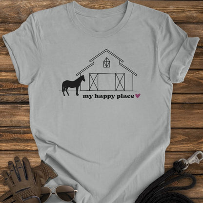 Happy Place Tee- Barn