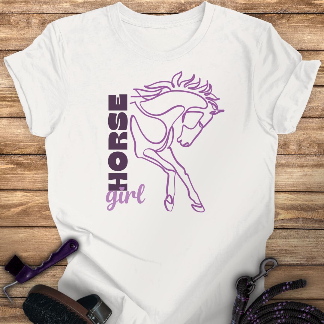 Horse Girl Tee- Adult Sizes