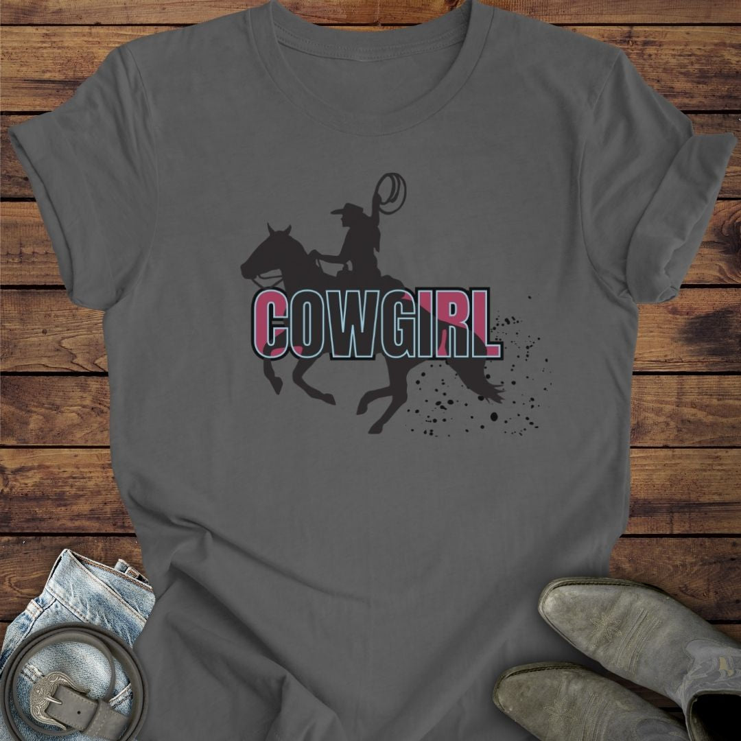 Roping Cowgirl Tee