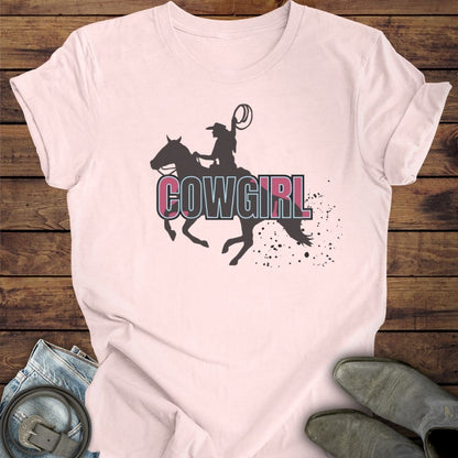 Roping Cowgirl Tee