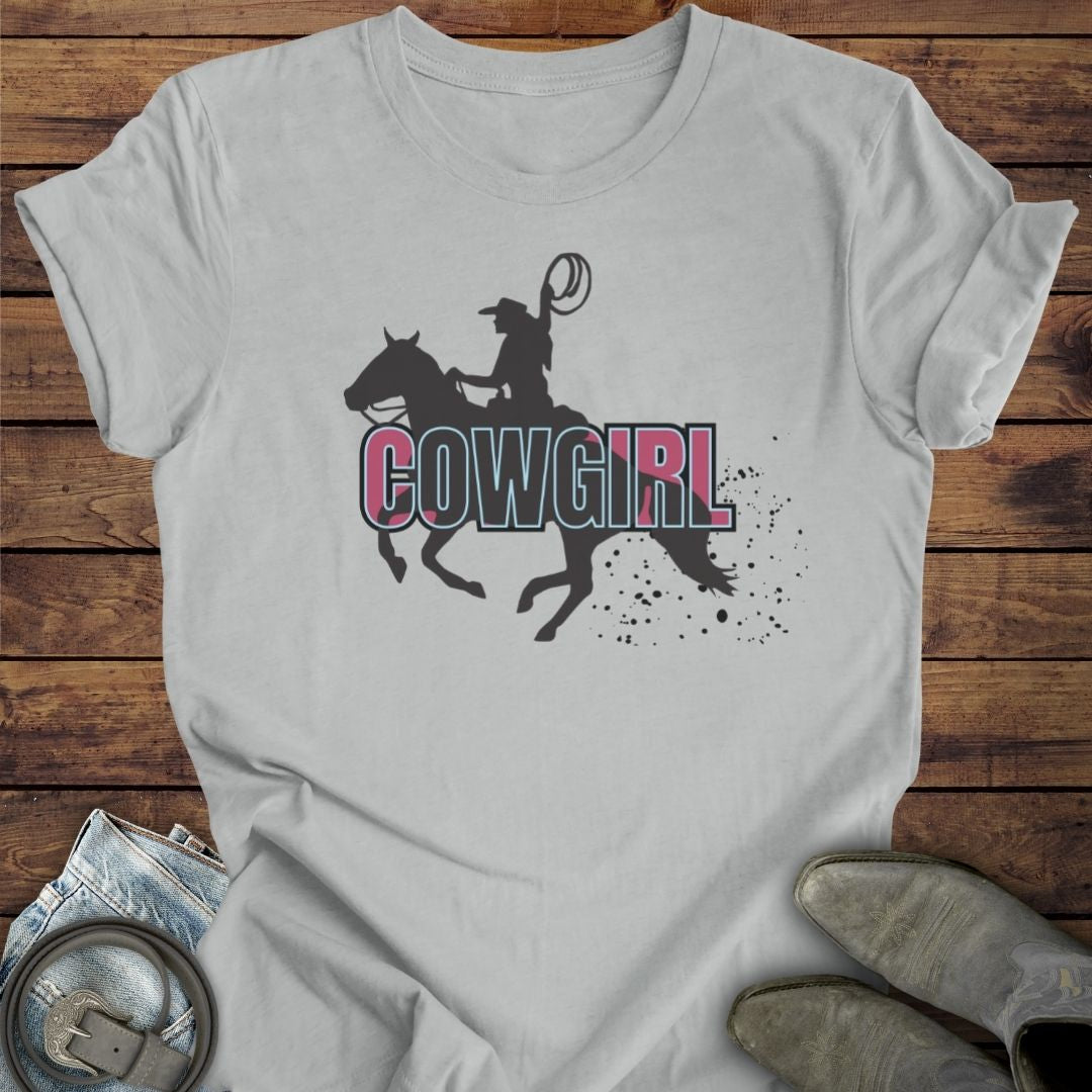 Roping Cowgirl Tee