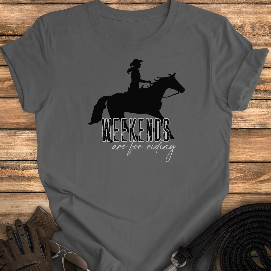 Riding Weekends Western Tee
